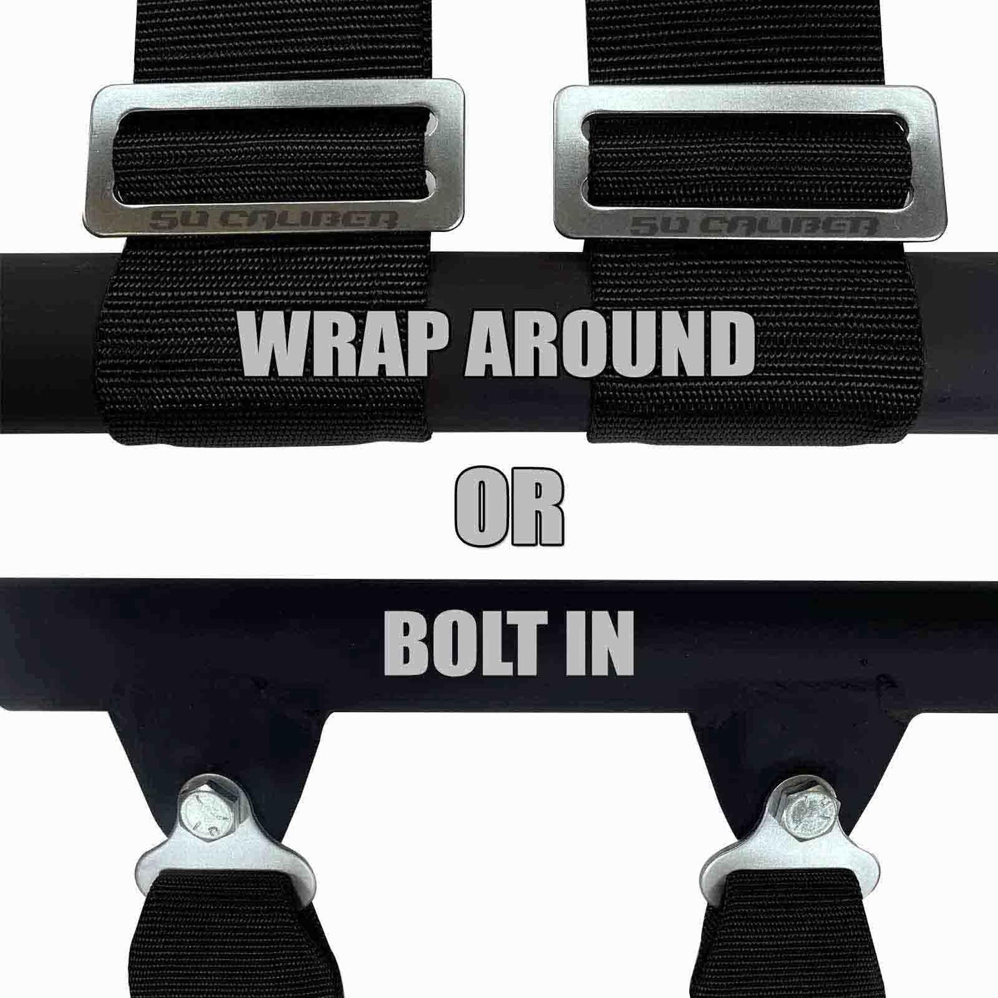 4 Point Harness for Bucket Seat, Quick Release Latch, 9 Color Options, Racing Harness, Race Car, Off Road Vehicle, UTV, RZR