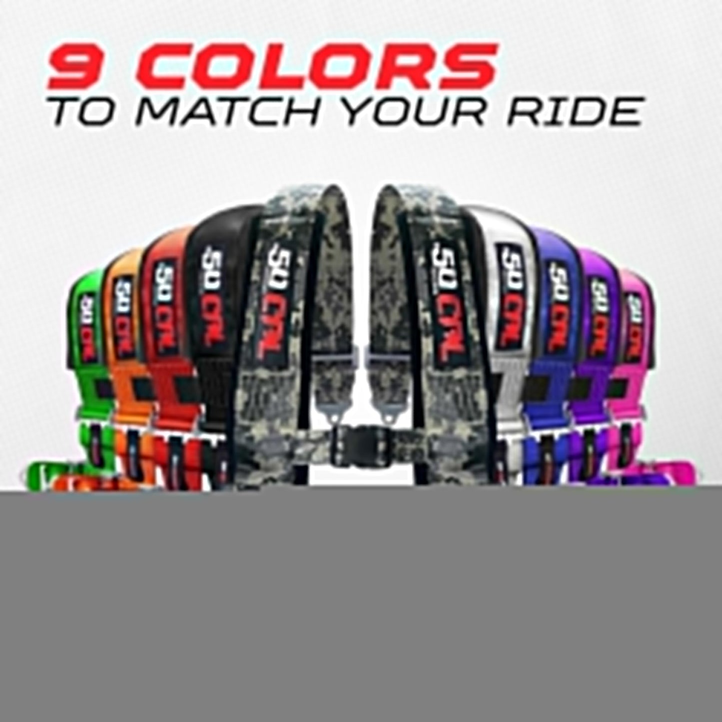 4 Point Harness for Bucket Seat, Quick Release Latch, 9 Color Options, Racing Harness, Race Car, Off Road Vehicle, UTV, RZR